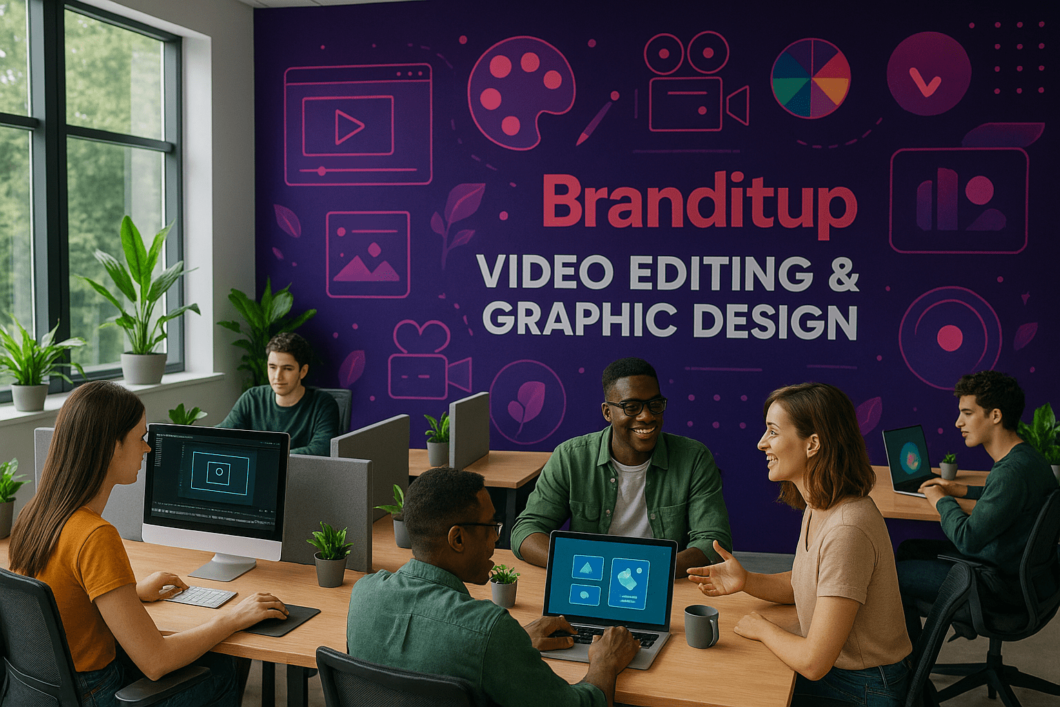 Video Editing & Graphic Designing Services – Branditup