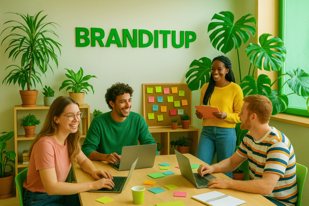 Creative team at BrandItUp digital marketing agency in Karachi